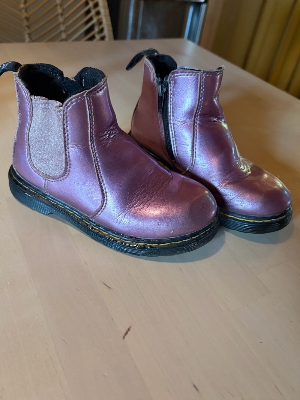 Pink dr martens
